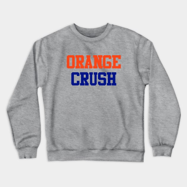 Orange Crush Crewneck Sweatshirt by The Pixel League